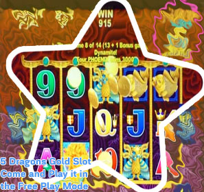 Five dragon slot machine